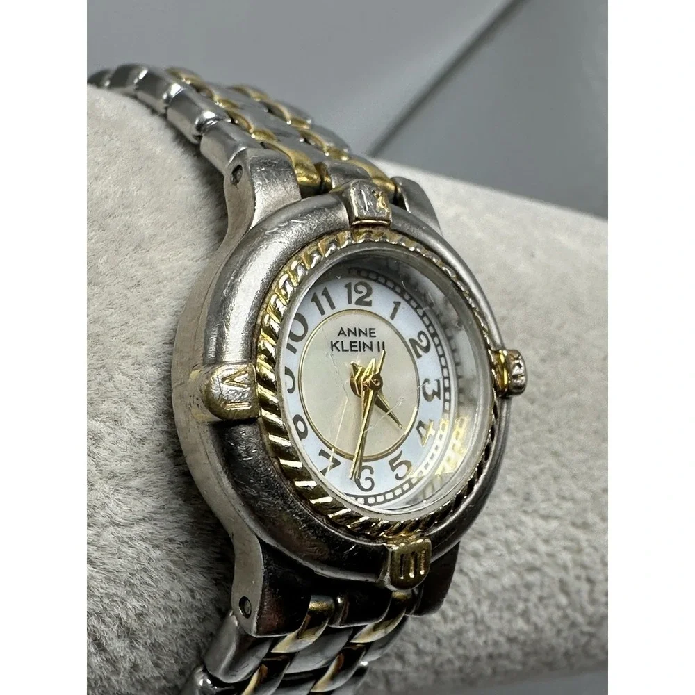 Anne Klein 10/2080-1 New Battery Ladies MOP Watch 24MM‎ 6.5